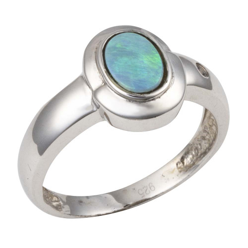 *DREAM POP STERLING SILVER AUSTRALIAN OPAL RING *DREAM POP STERLING SILVER AUSTRALIAN OPAL RING